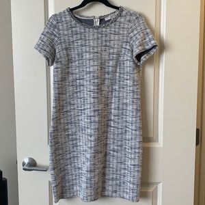 Textured plaid LOFT dress